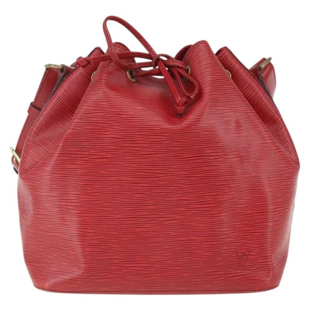 Louis Vuitton Petit Noe Epi Leather Red Leather Shoulder Bag Bag